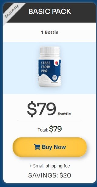 Steel Flow Pro 1 bottle supplement